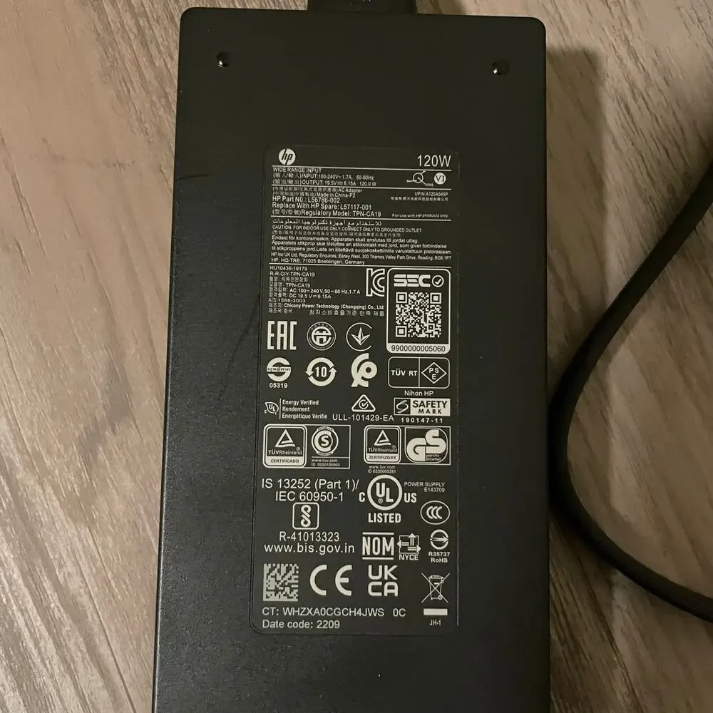 HP Thunderbolt Dock G2 Combo Cable - Original HP Power Adapter Included -TESTED